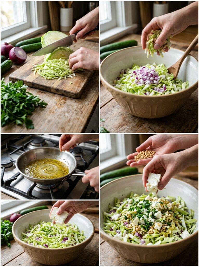 Mediterranean Chopped Cabbage Feta Salad Recipe 14 Cooking Mediterranean cabbage fe… 202605241550