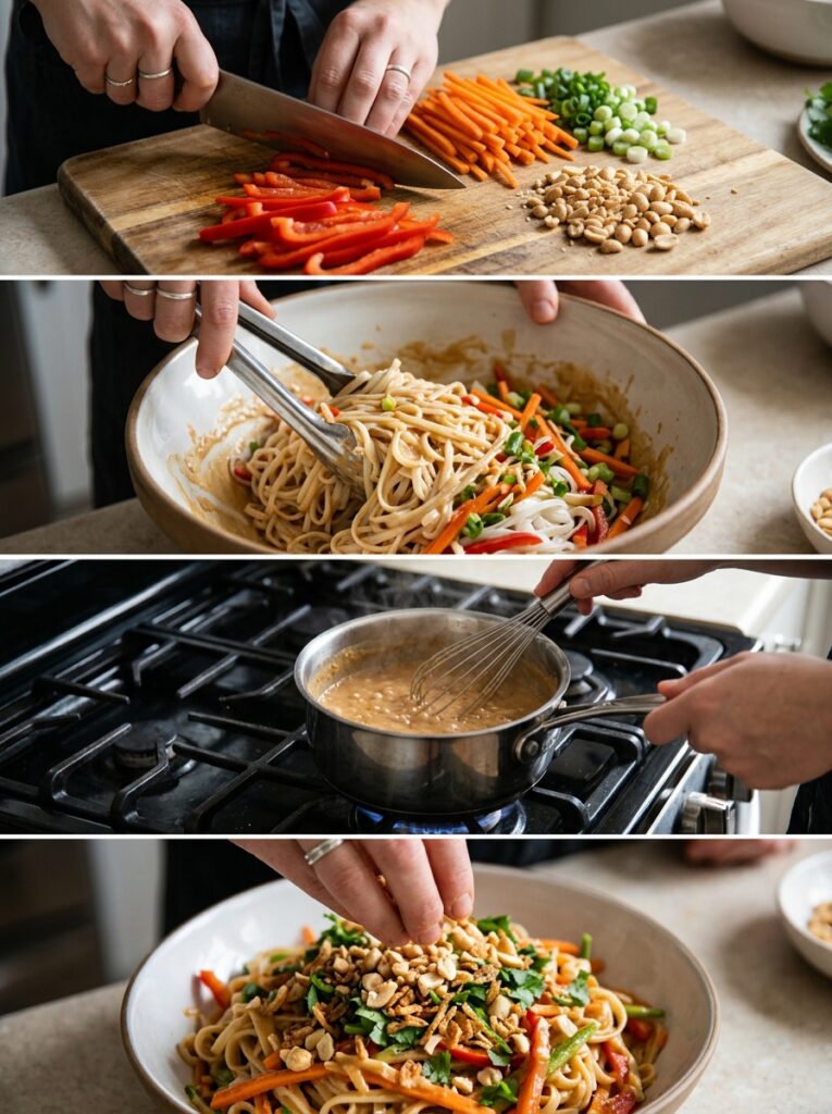 Thai Peanut Noodle Salad Crunchy 14 Cooking Thai peanut noodle salad 202606091731