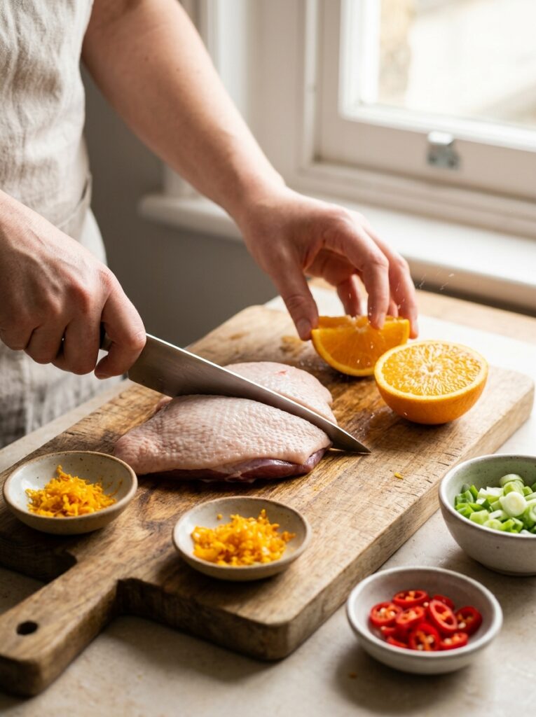 Zesty Orange Glaze Duck Noodle Salad 14 Cooking Zesty Orange Glaze Duck 202606062024