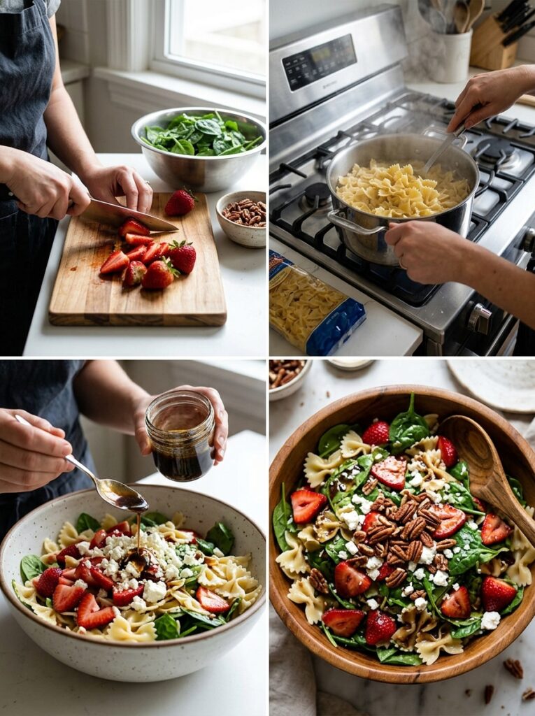 Honey Balsamic Strawberry Spinach Pasta Salad 14 Cooking honey balsamic strawberr… 202606051728