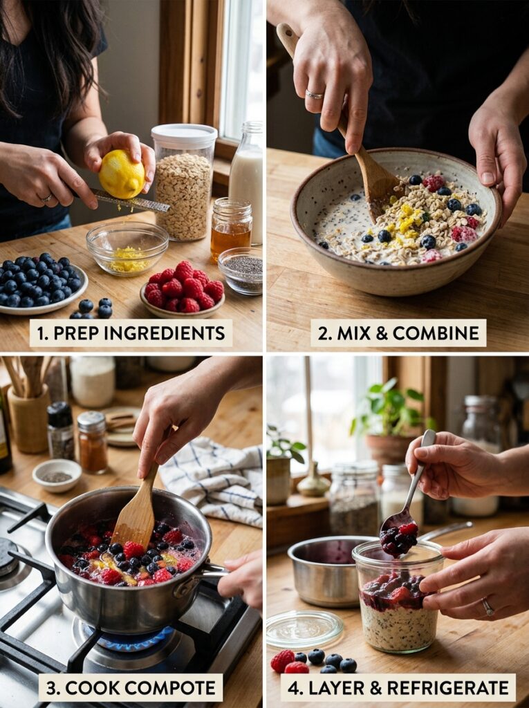 Mediterranean Lemon Berry Overnight Oats Recipe 14 Cooking lemon berry overnight oats 202605171652
