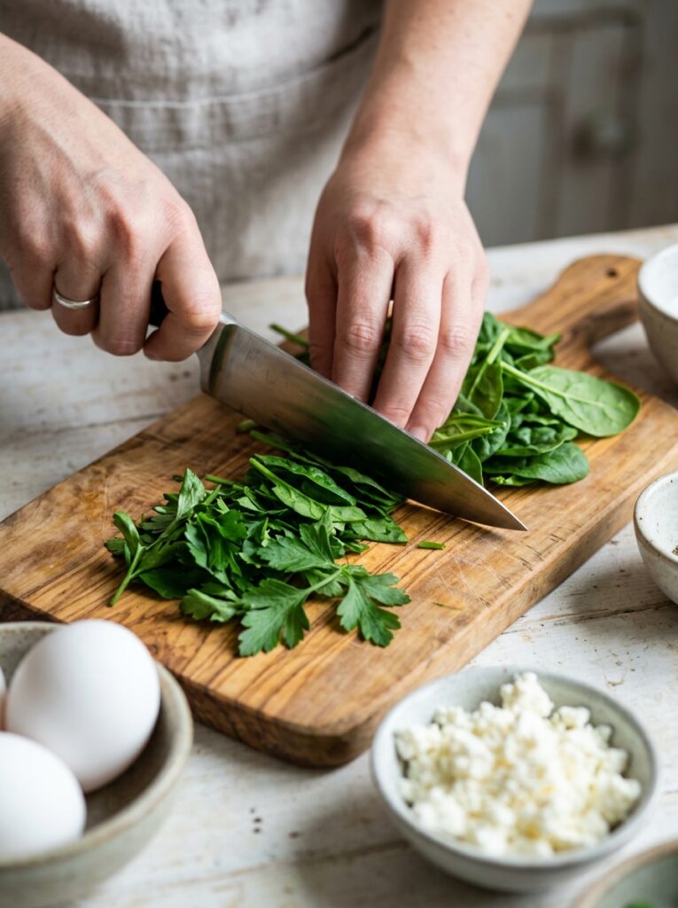 Mediterranean Baked Ricotta Eggs with Spinach and Herbs Recipe 14 Cooking mediterranean baked rico… 202605241456