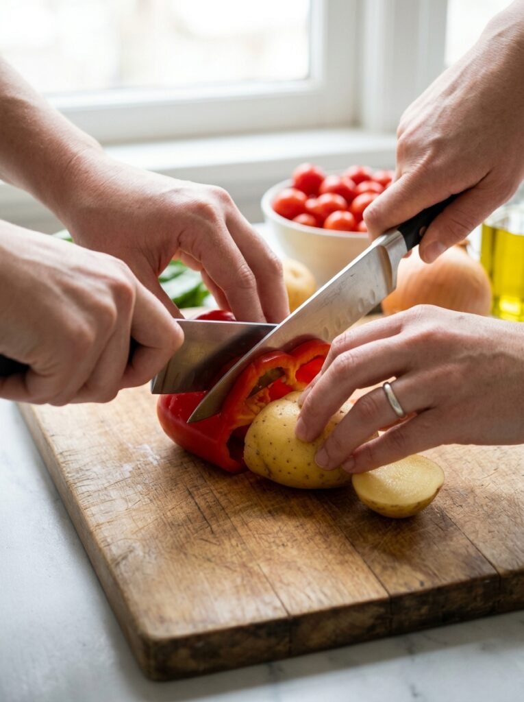 mediterranean breakfast skillet with potatoes peppers and eggs recipe 14 Cooking mediterranean breakfast … 202605111201