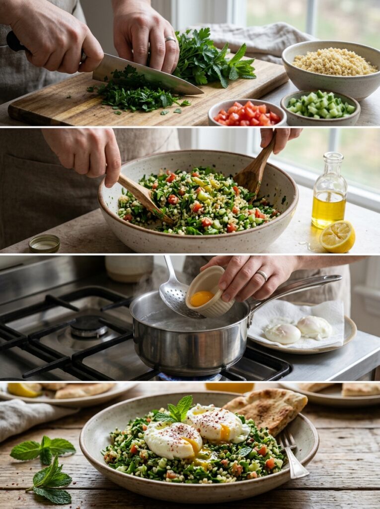 Mediterranean Breakfast Tabbouleh with Poached Eggs Recipe 14 Cooking mediterranean breakfast … 202605231509