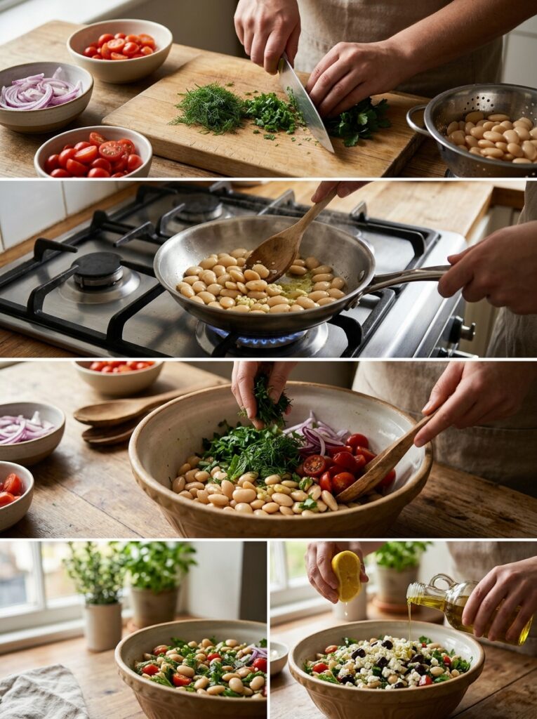 Mediterranean Butter Bean Herb Salad Recipe 14 Cooking mediterranean butter bea… 202605171659