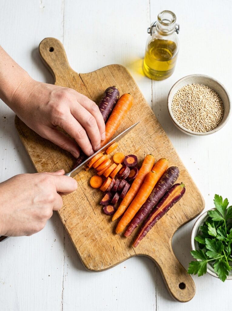 Mediterranean Roasted Carrot Quinoa Salad Recipe 3 Cooking mediterranean carrot qui… 202605121615