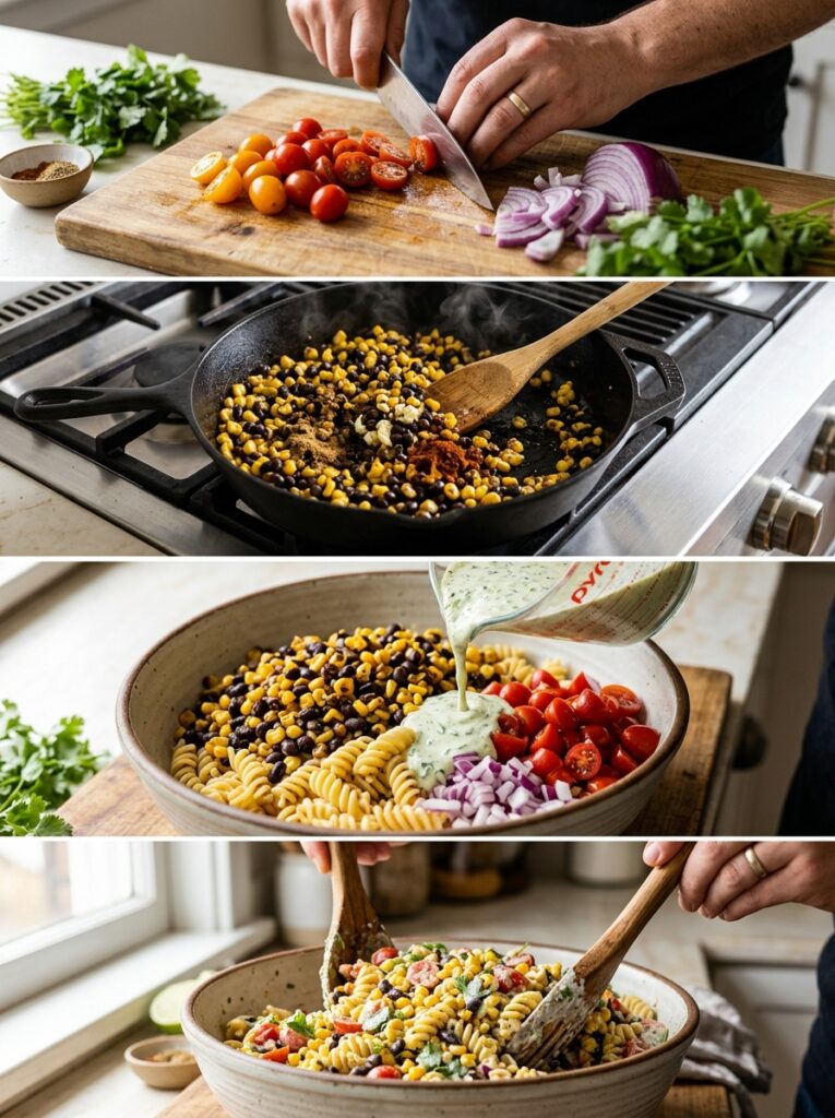 Spicy Southwest Corn and Black Bean Pasta Salad: A Flavor-Packed Recipe 14 Cooking spicy corn bean pasta 202606031802