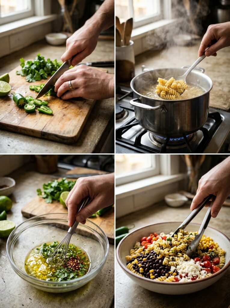 Spicy Jalapeño Lime Cilantro Pasta Salad 14 Cooking spicy jalapeno lime cila… 202606062013