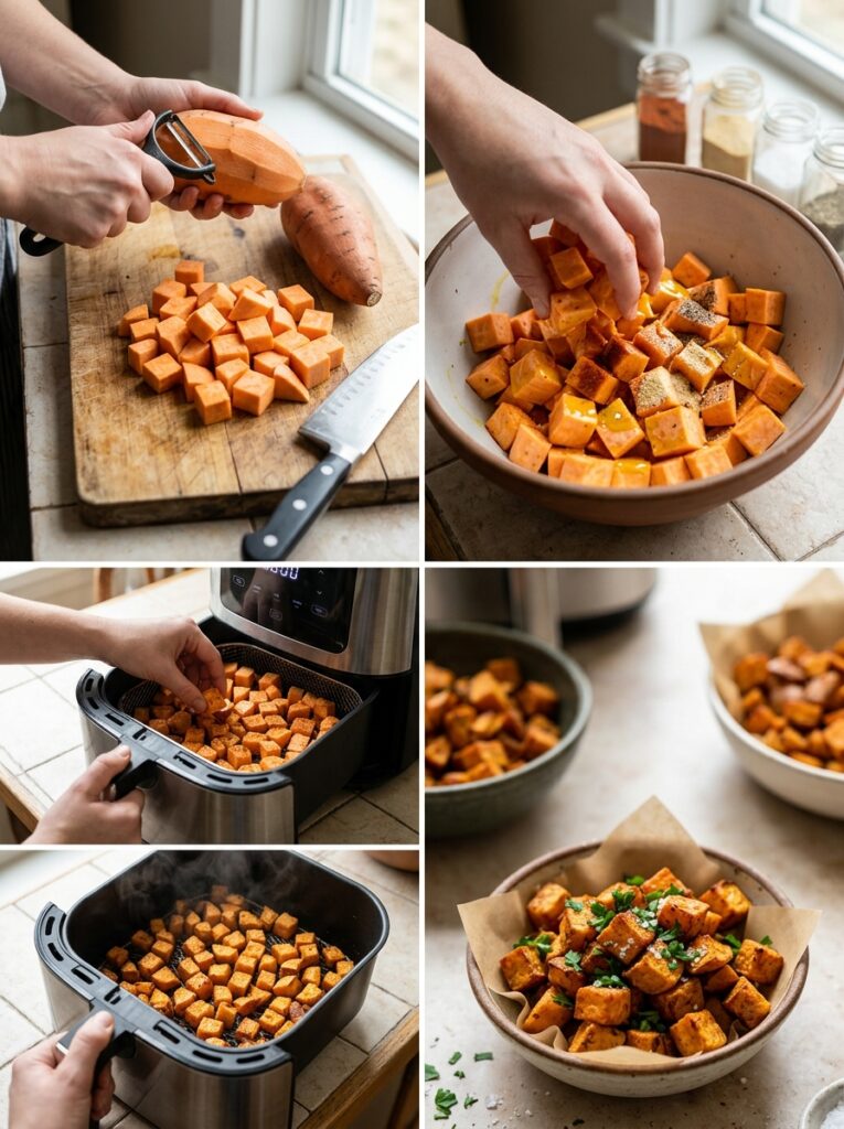 Air Fryer Sweet Potato Cubes 14 Cooking sweet potato cubes air 202606102018