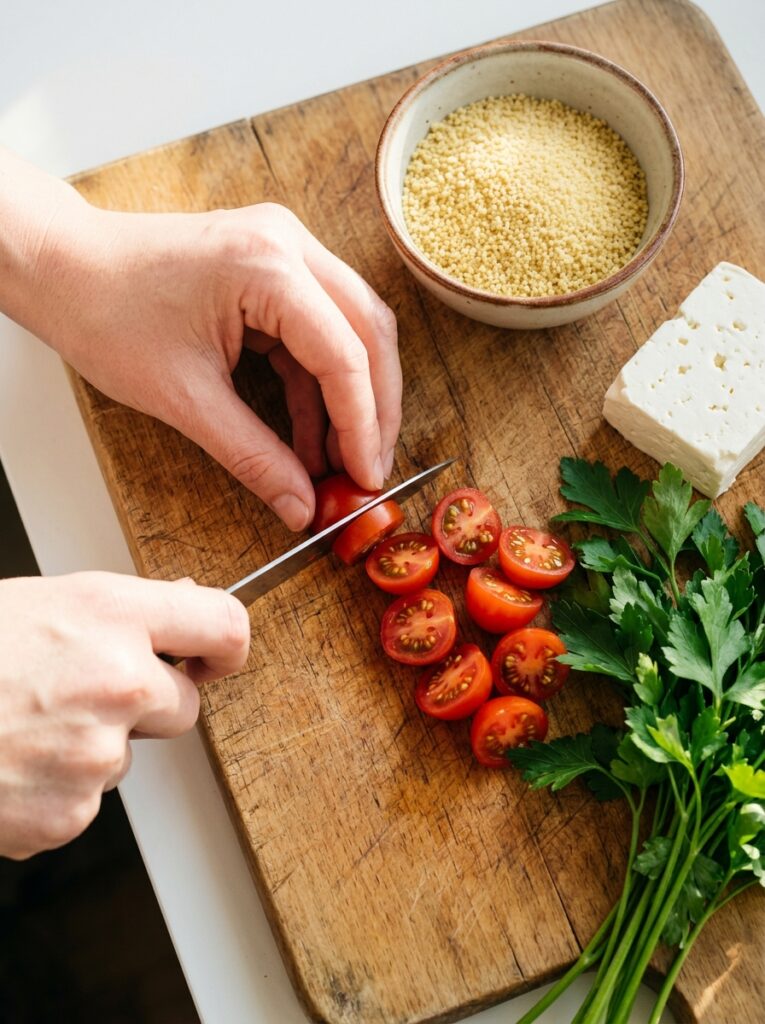 Beginner Mediterranean Tomato Feta Couscous Recipe 14 Cooking tomato feta couscous recipe 202606021846