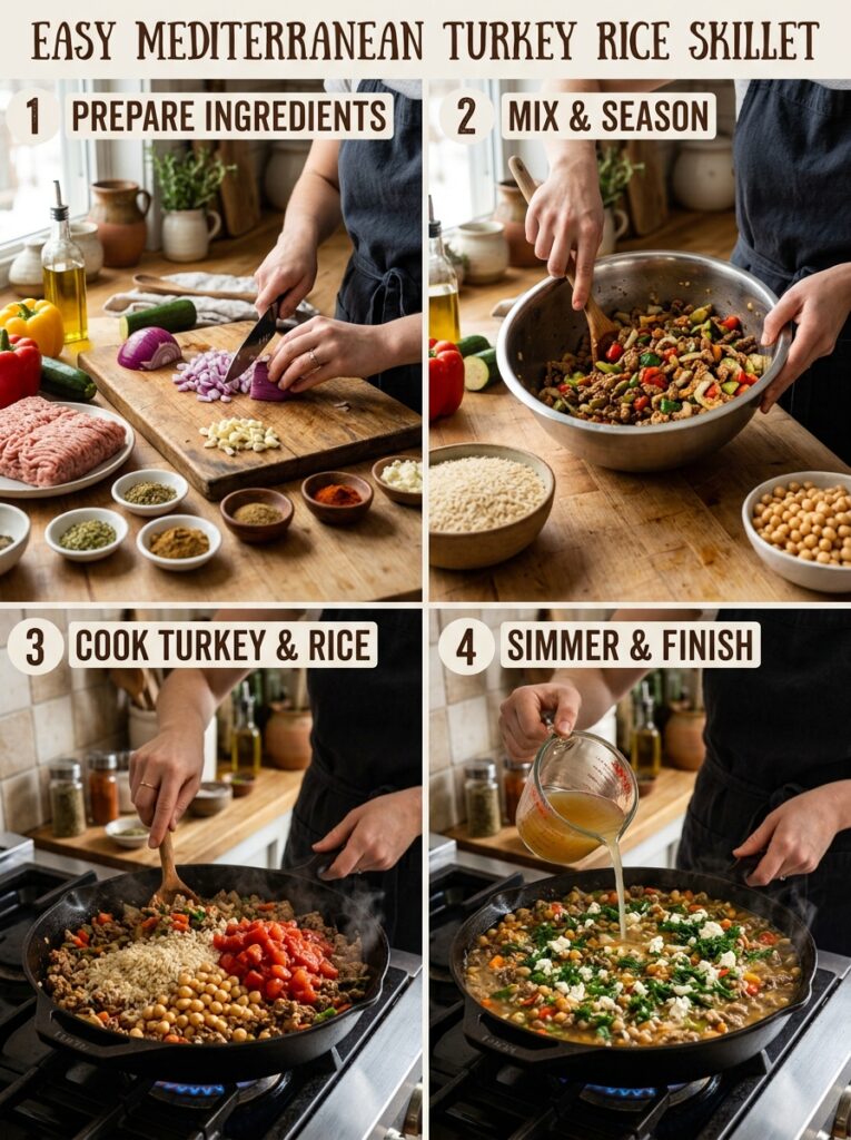 Easy Mediterranean Turkey Rice Skillet Recipe 14 Cooking turkey rice skillet recipe 202605291512