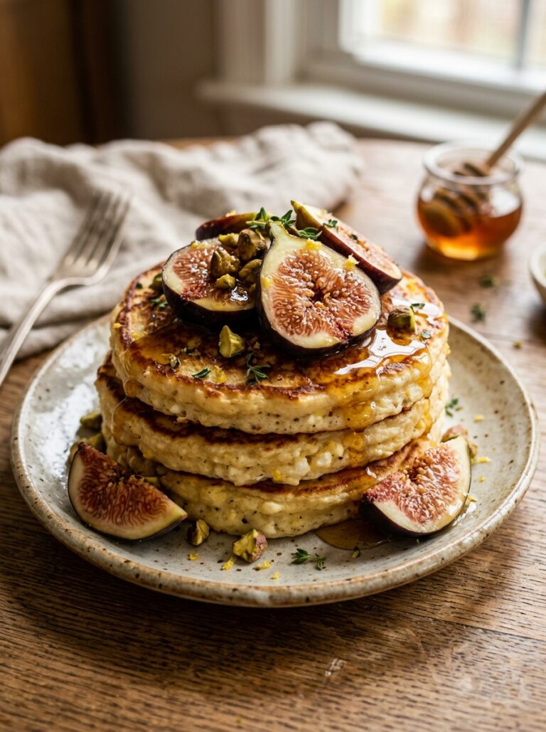 Mediterranean Cottage Cheese Pancakes with Honey and Figs Recipe 17 Cottage Cheese Pancakes with Hon… 202605302013