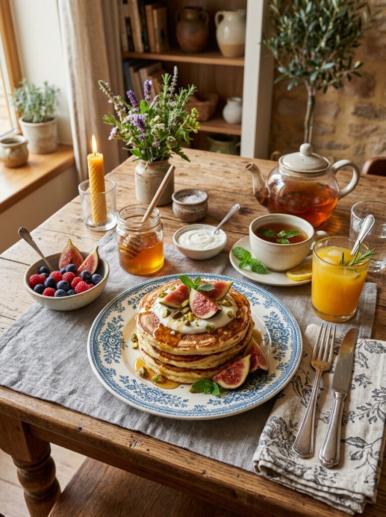 Mediterranean Cottage Cheese Pancakes with Honey and Figs Recipe 15 Cottage cheese pancakes with honey 202605302013