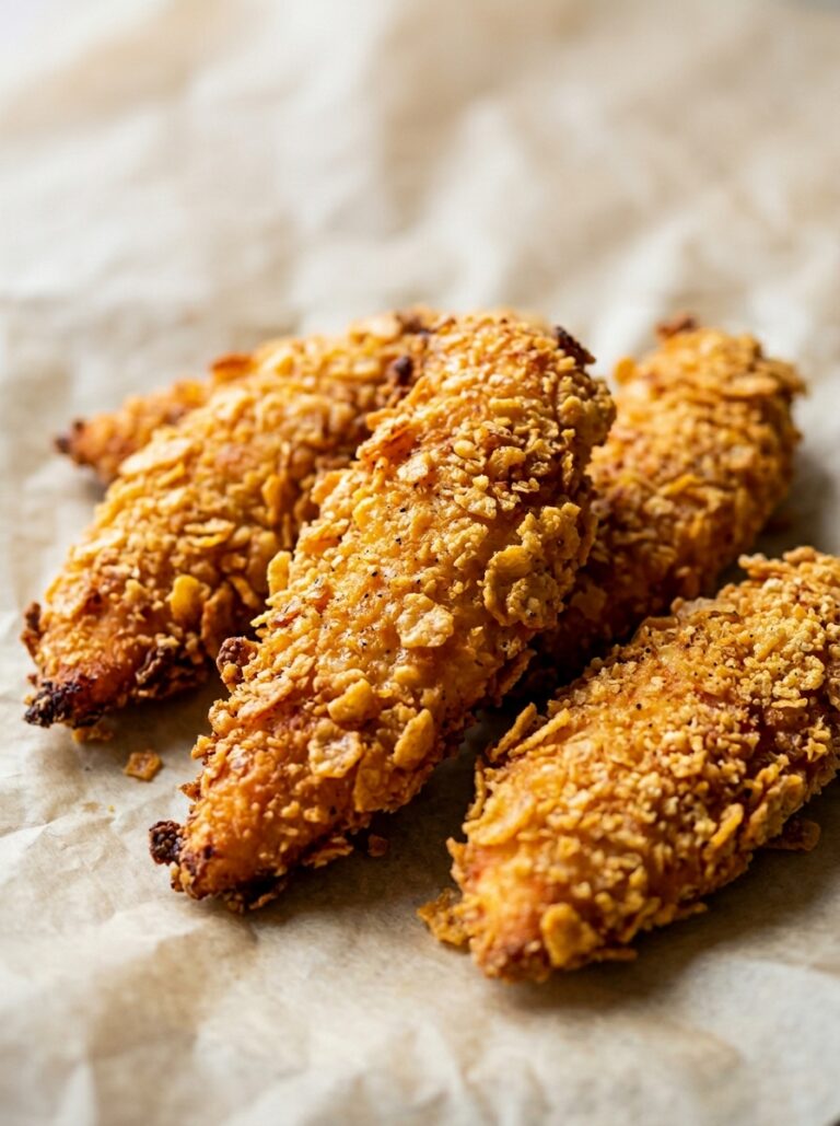 Crispy Air Fryer Chicken Tenders Cornflakes 17 Crispy air fryer chicken tenders 202606102010
