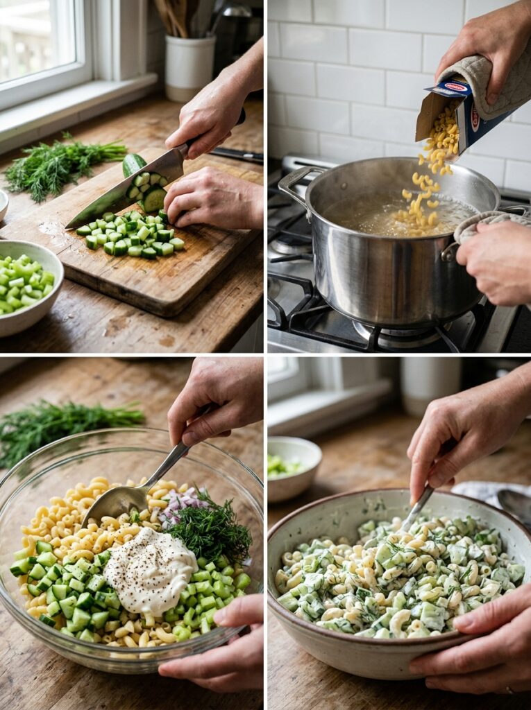 Crunchy cucumber dill macaroni salad 14 Crunchy cucumber dill macaroni s… 202606031825 1