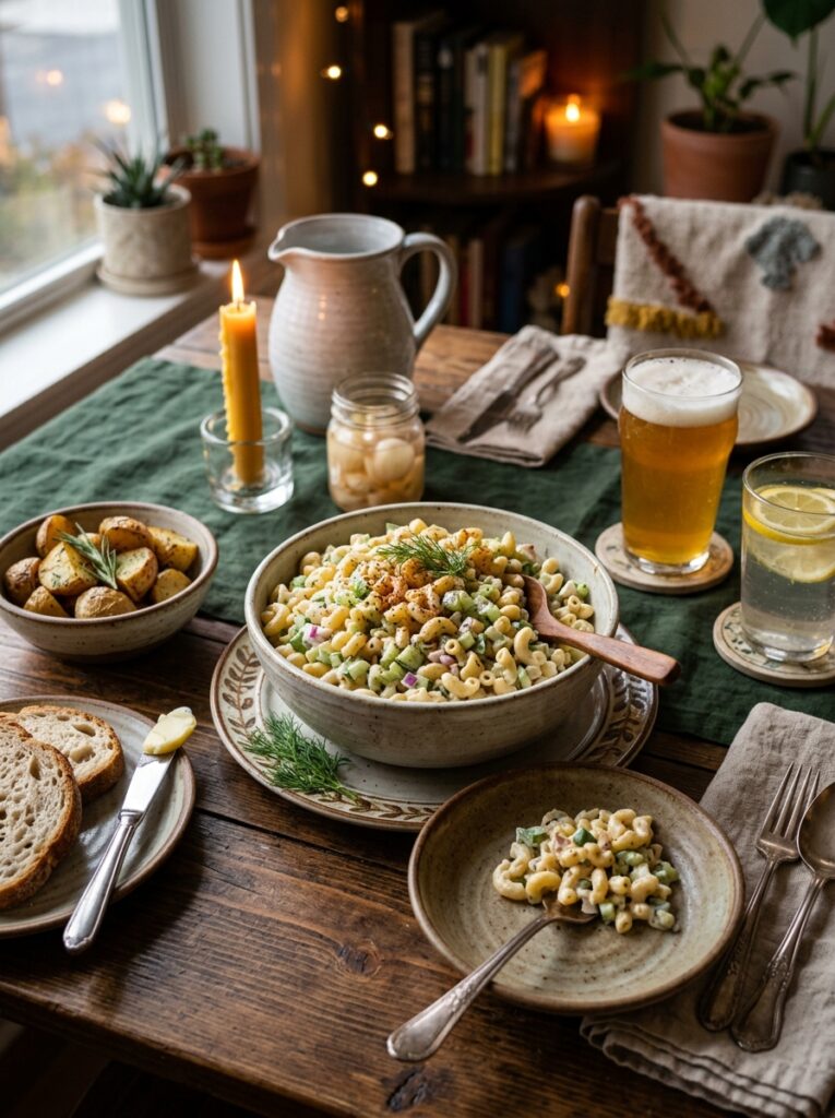 Crunchy cucumber dill macaroni salad 15 Cucumber dill macaroni salad setup 202606031825