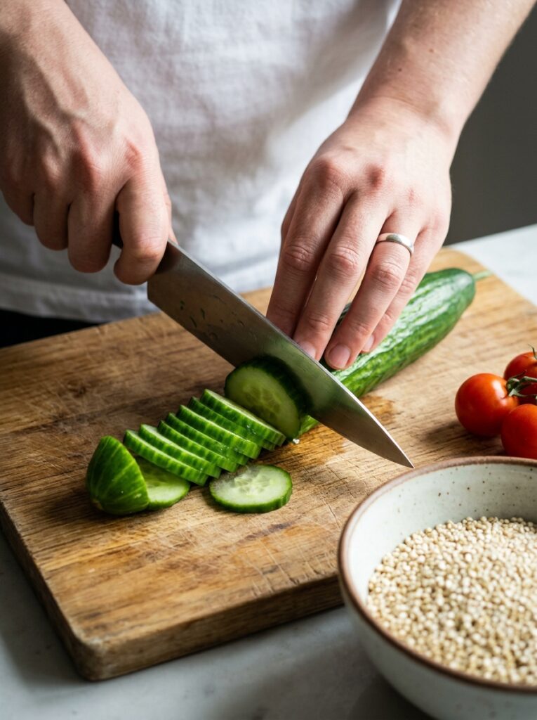 Cucumber feta quinoa bowls recipe 202605241527