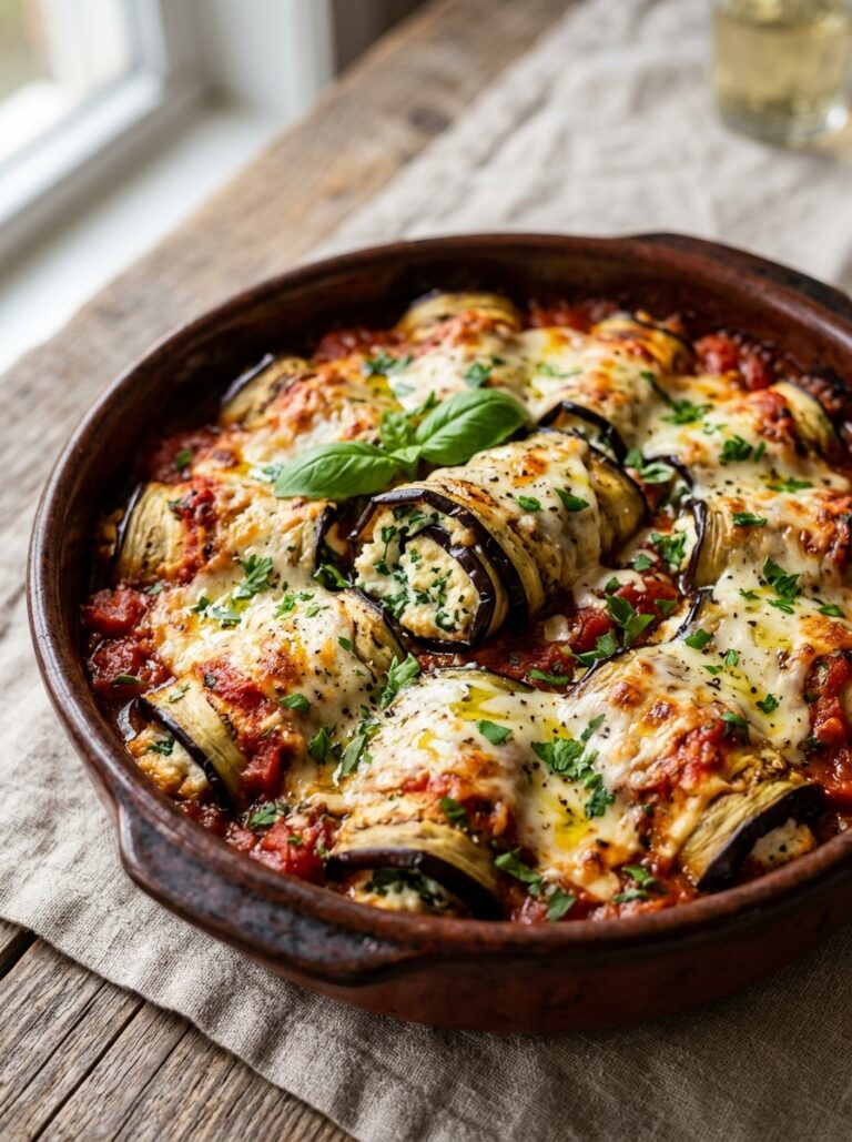 Eggplant rollatini with ricotta … 202605231435