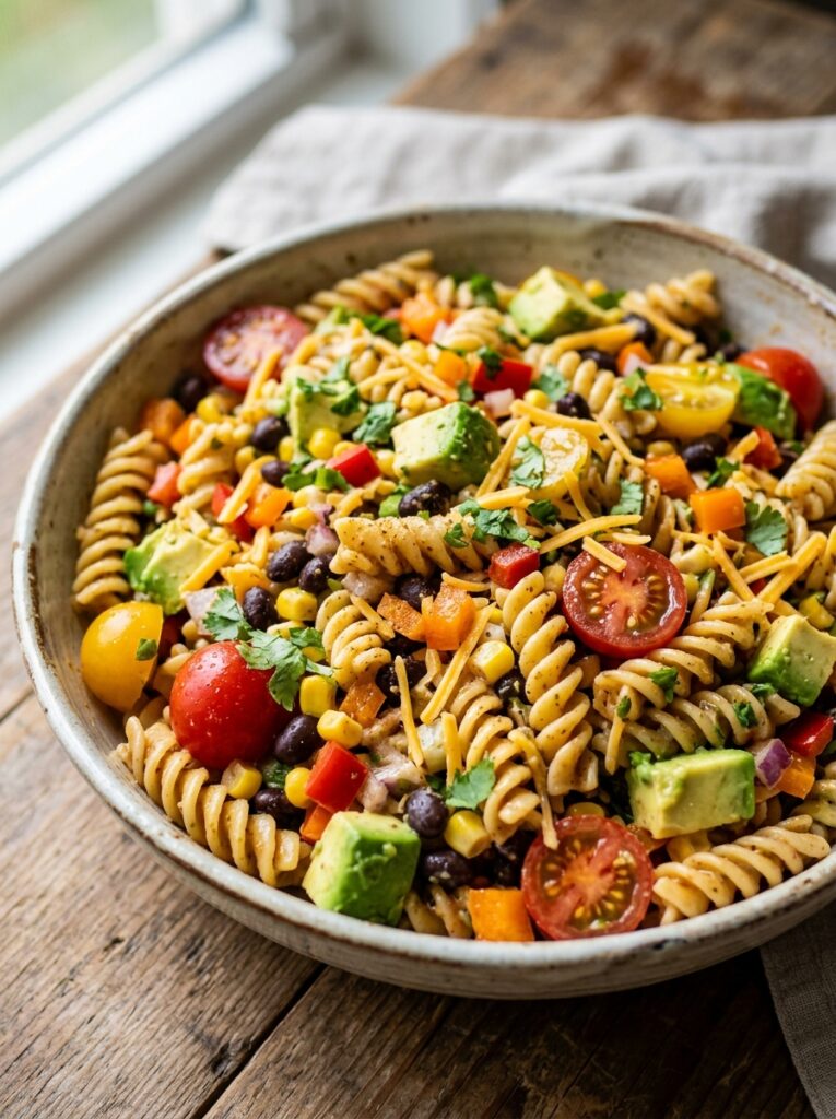 Fiesta taco style cold pasta salad 12 Fiesta taco pasta salad 202606041721