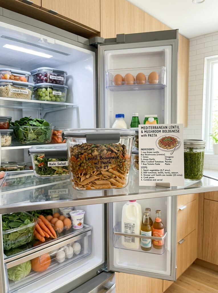 Food containers lentil bolognese… 202606021856