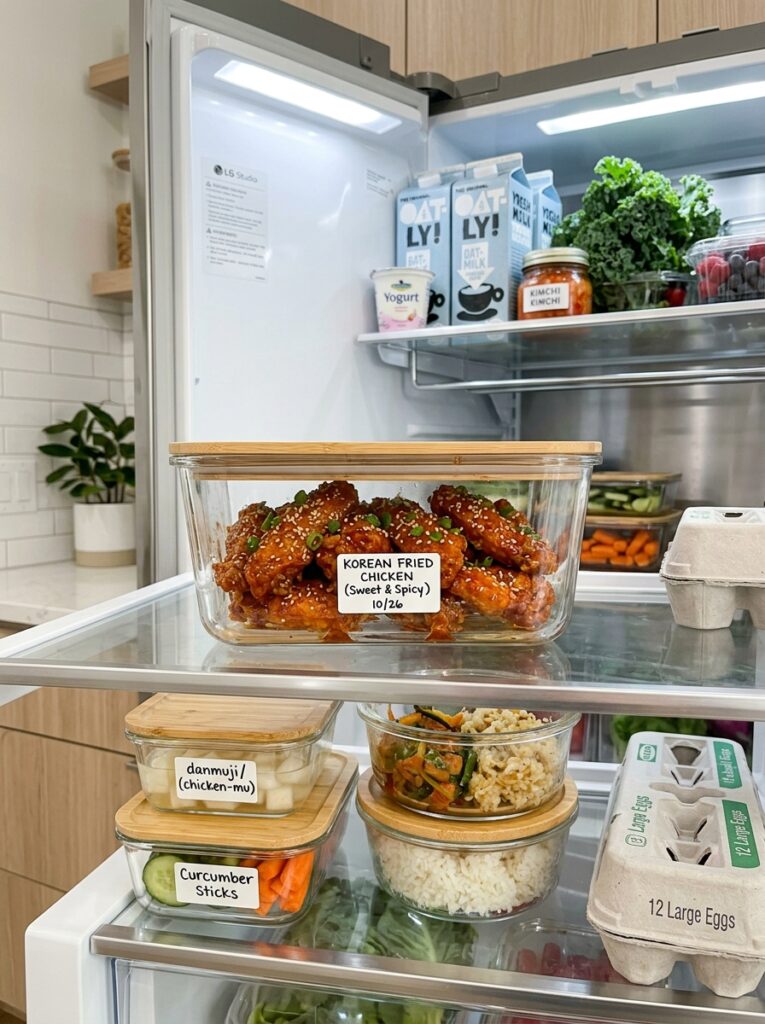 Korean fried chicken wings sweet spicy 16 Food storage Korean chicken wings 202606111722