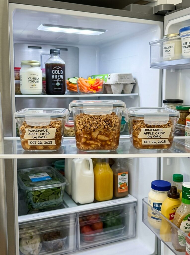 Homemade Apple Crisp with Oats: The Ultimate Recipe 16 Food storage containers apple crisp 202606071821