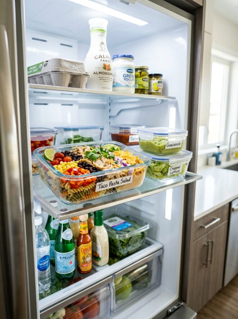 Fiesta taco style cold pasta salad 16 Food storage containers fiesta t… 202606041721