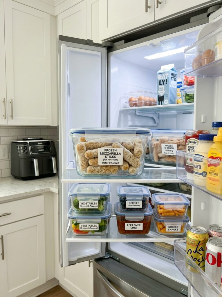 Air Fryer Mozzarella Sticks Frozen 16 Food storage containers fridge o… 202606102023