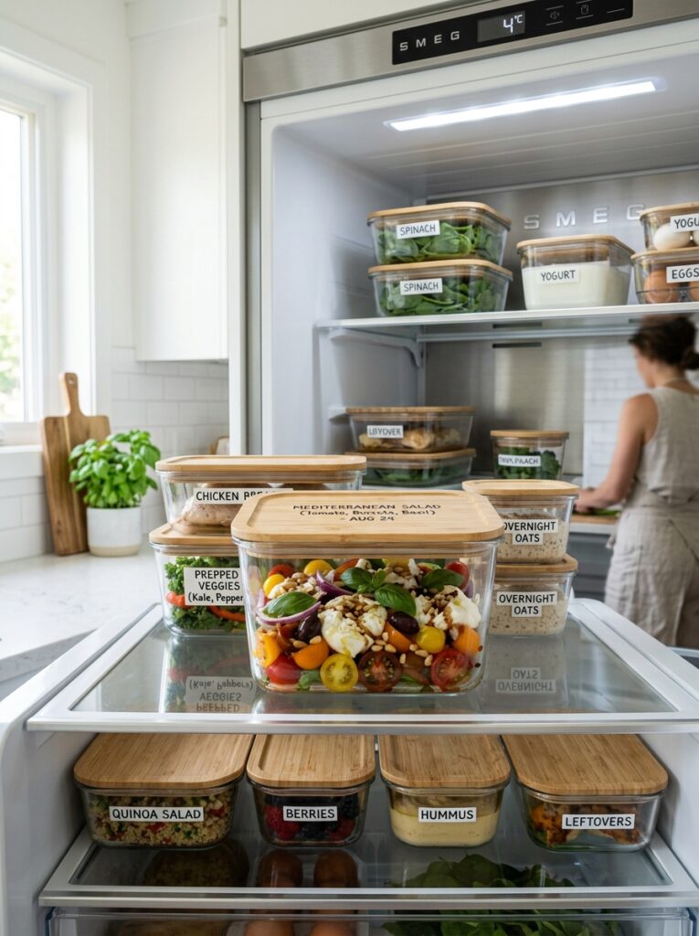 Mediterranean Tomato Burrata Basil Salad Recipe 16 Food storage containers salad re… 202605091917