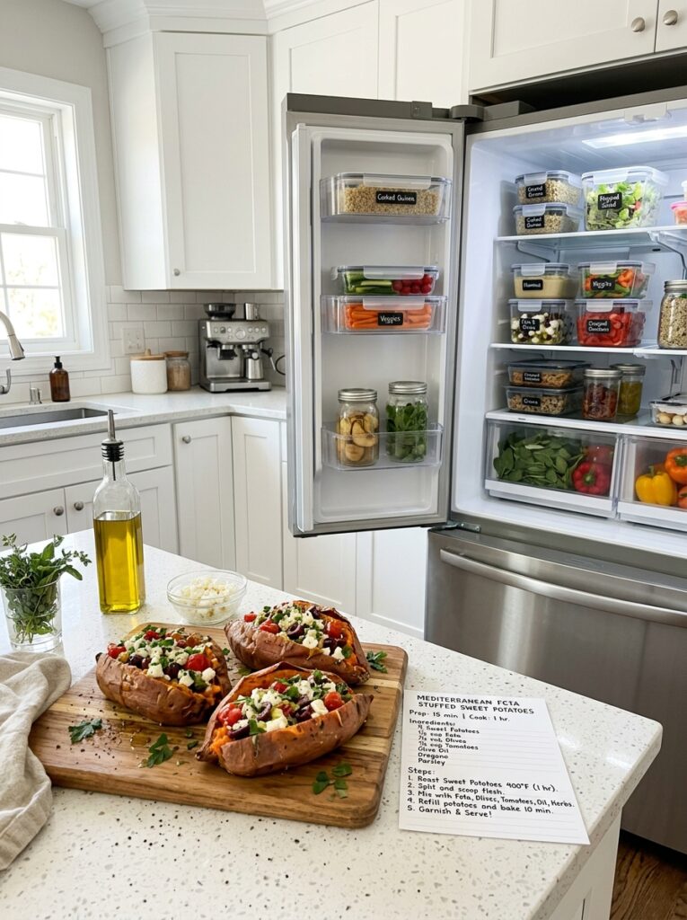 Food storage containers with recipe 202605082018