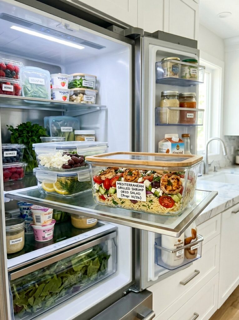 Food storage containers with salad 202605171631
