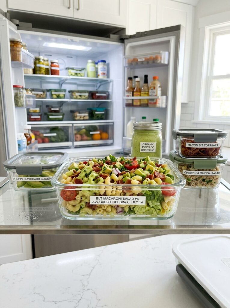 Food storage containers with salad 202606041629