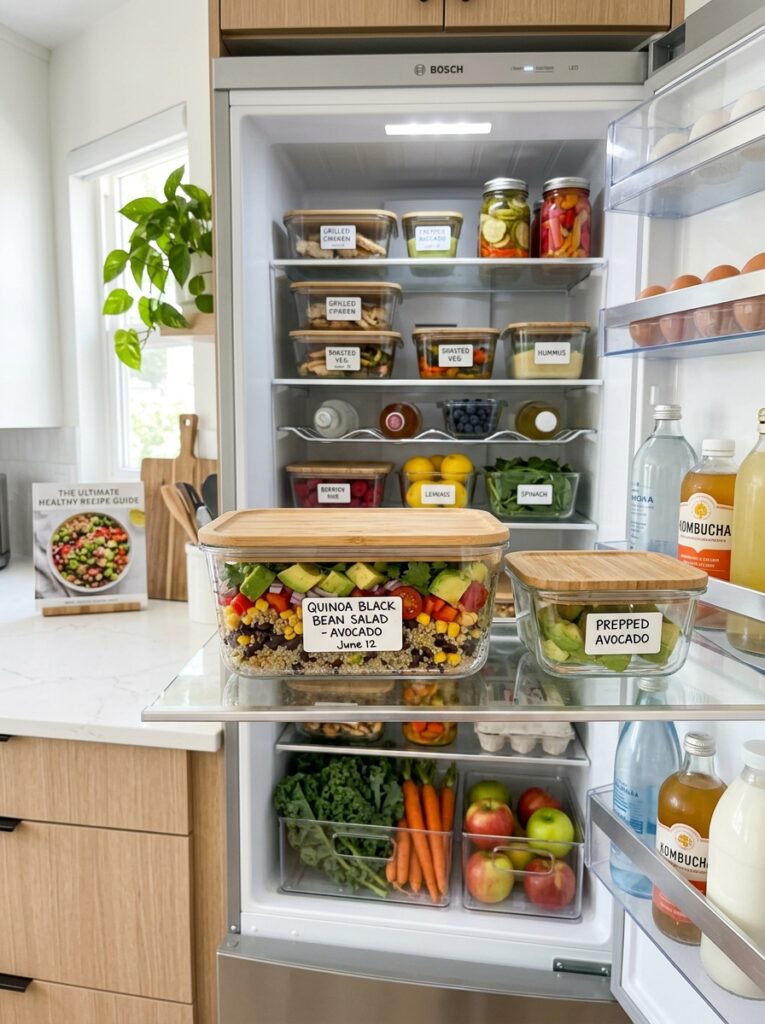 Food storage containers with salad 202606091742