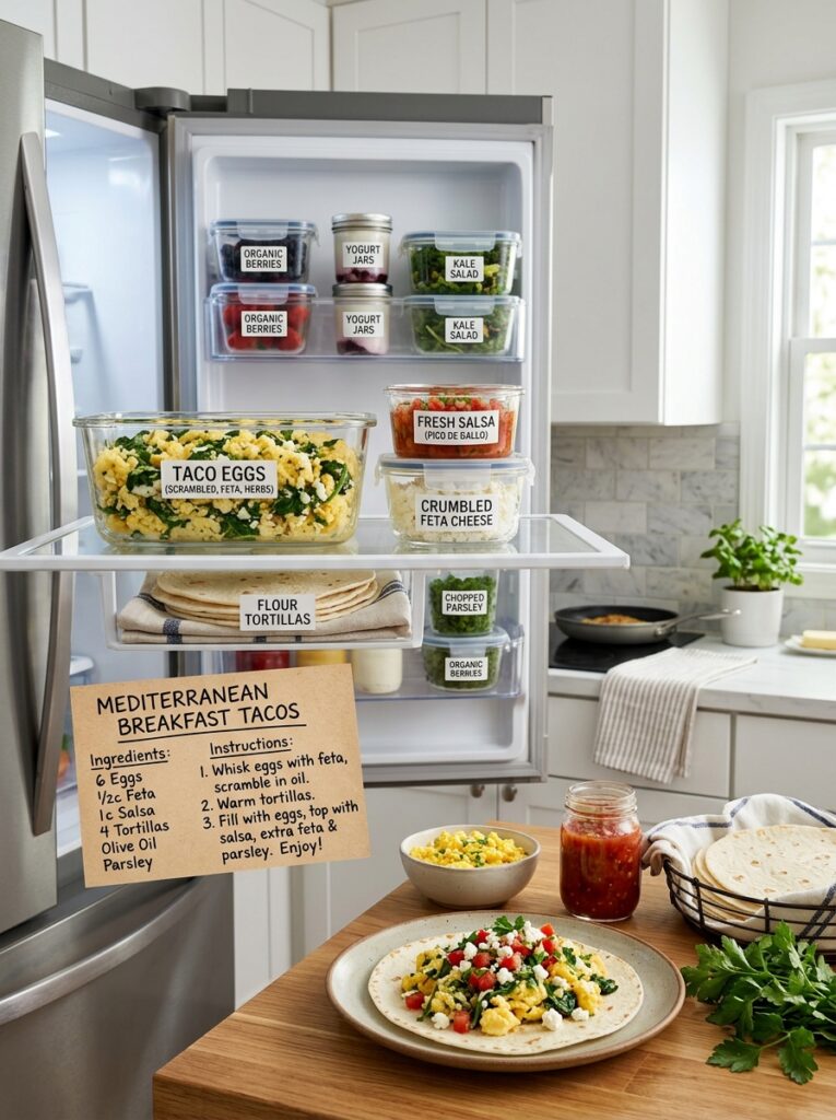 Food storage containers with tacos 202605032200