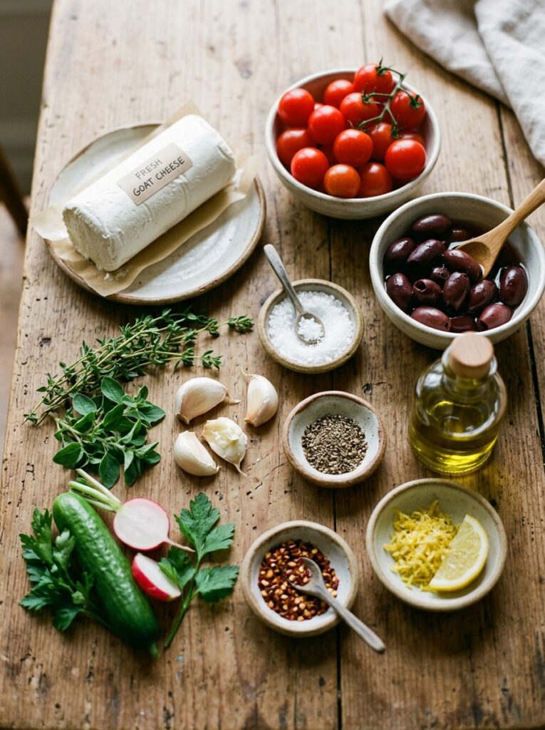 Goat cheese dip ingredients arra… 202605042159