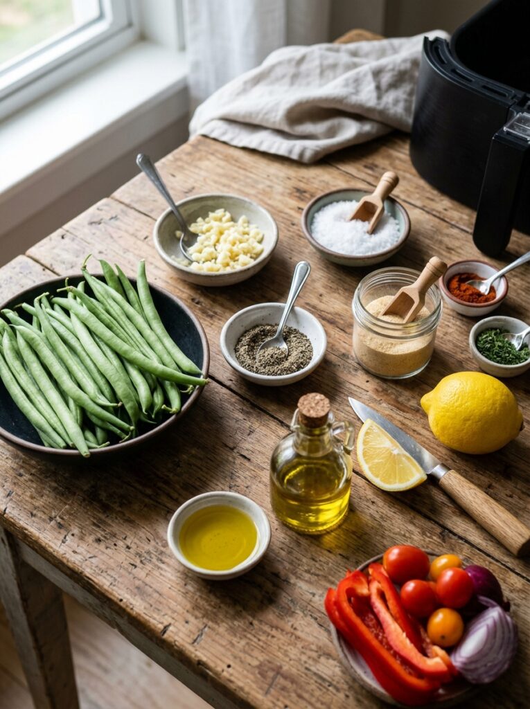 Air fryer green beans garlic: Perfectly Crisp and Savory Side Dish 13 Green beans garlic ingredients a… 202606102003