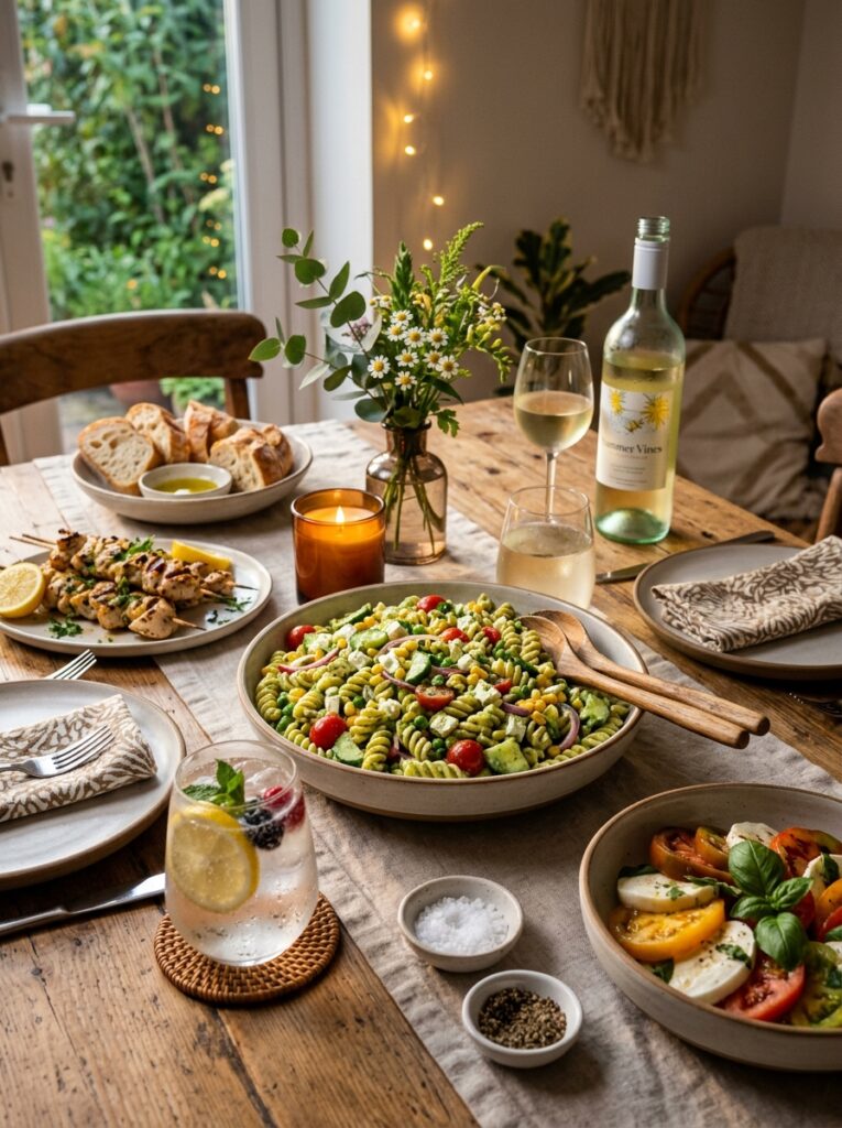 Green goddess dressing summer pasta salad 15 Green goddess pasta salad setup 202606041748