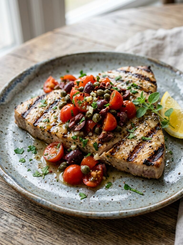 Grilled swordfish with tomato ol… 202605121545