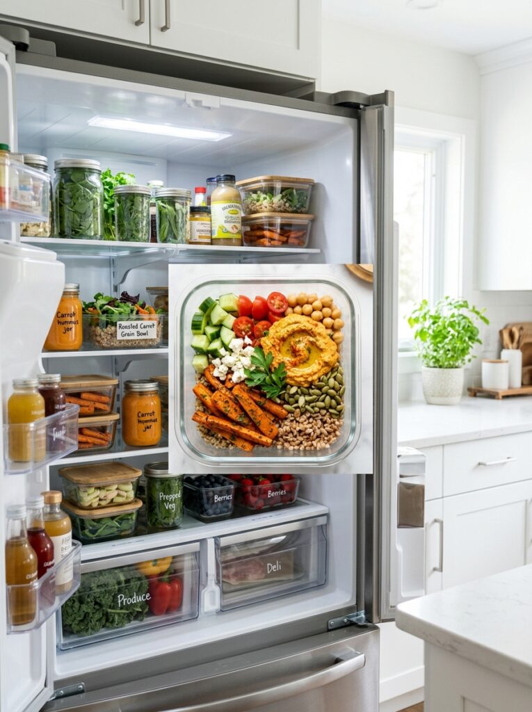 Hummus grain bowl recipe fridge 202605161242