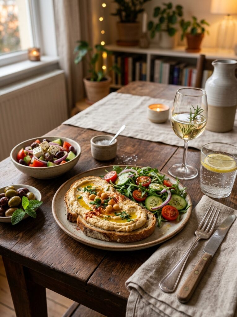 Beginner Mediterranean Chickpea Hummus Toast Recipe: A Simple Guide to a Delicious, Healthy Meal 15 Hummus toast recipe setup 202605142228