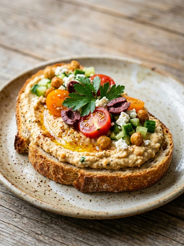 Beginner Mediterranean Chickpea Hummus Toast Recipe: A Simple Guide to a Delicious, Healthy Meal 12 Hummus toast recipe with ingredi… 202605142228