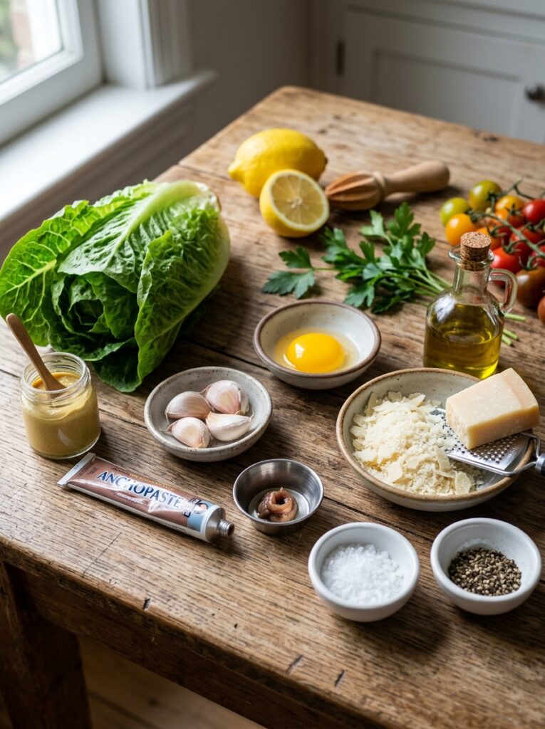 Ingredients for Caesar salad dre… 202606091735
