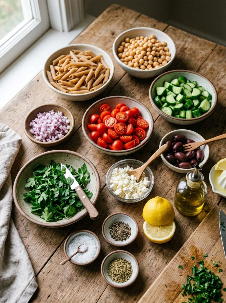 Ingredients for Mediterranean Pa… 202605142221