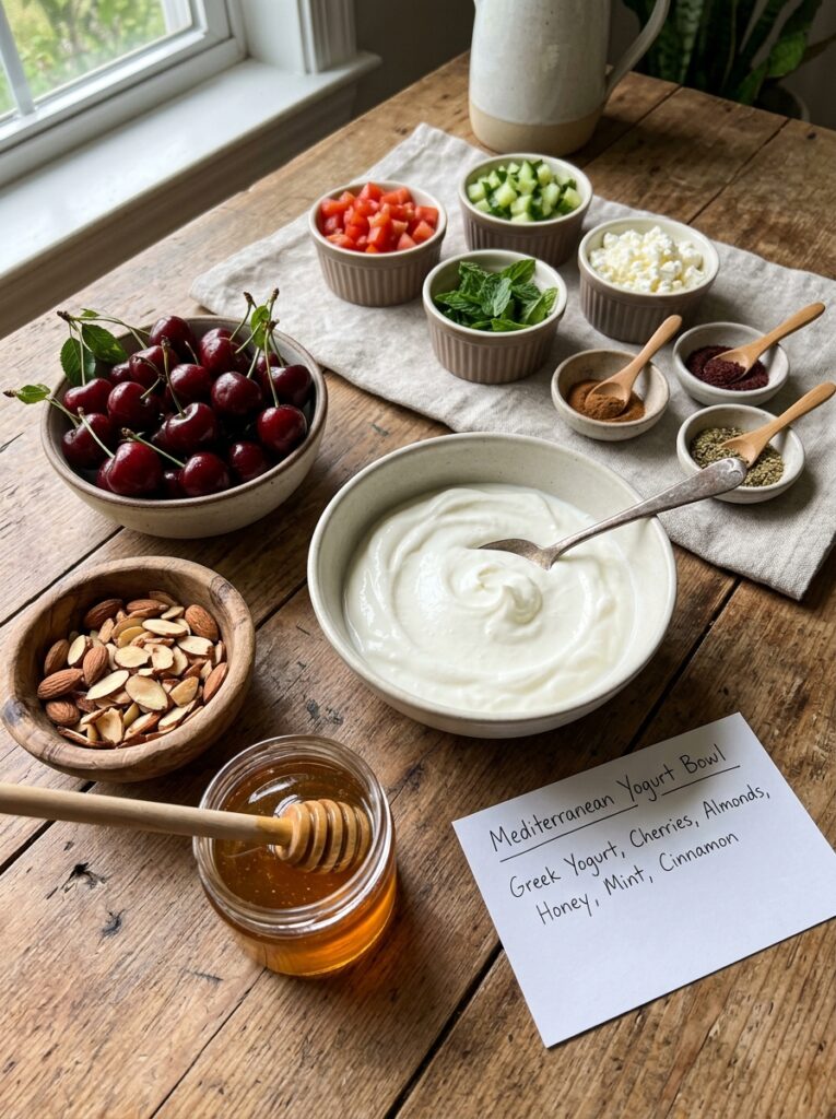 Ingredients for Mediterranean yo… 202605221851