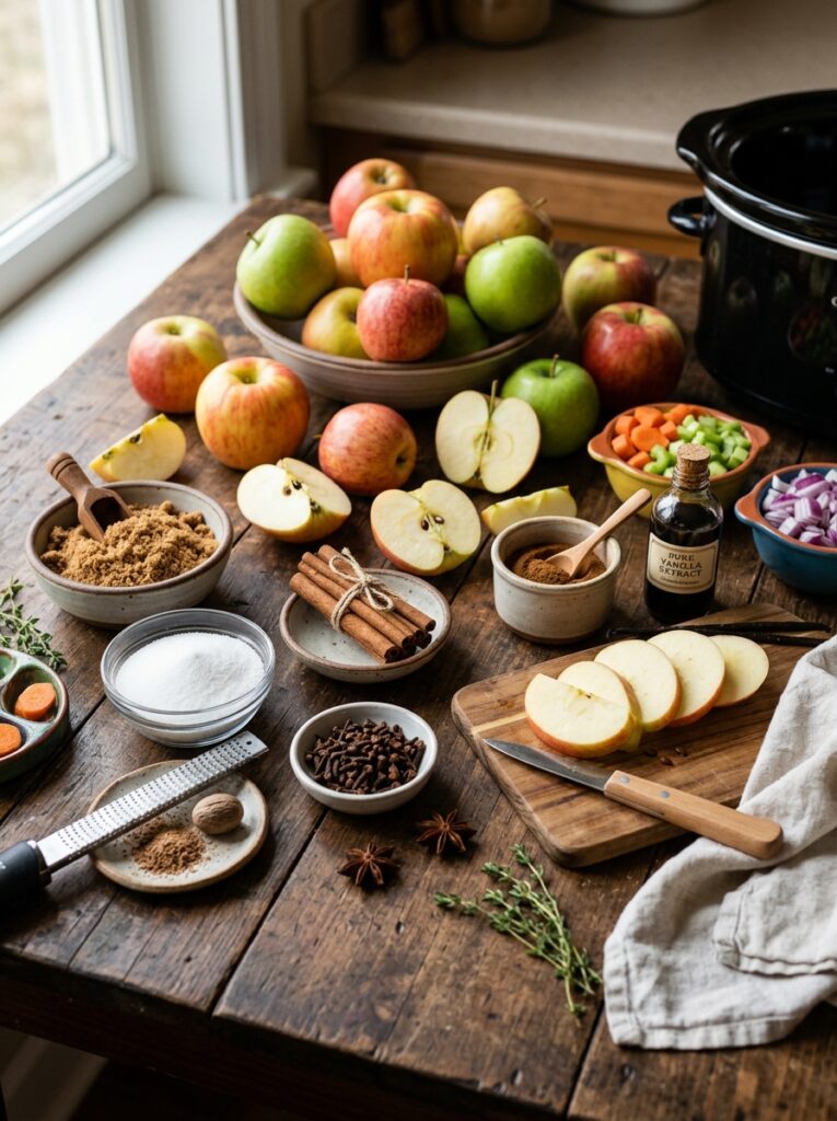 Slow Cooker Apple Butter: Easy Homemade Recipe Guide 13 Ingredients for apple butter 202606071840