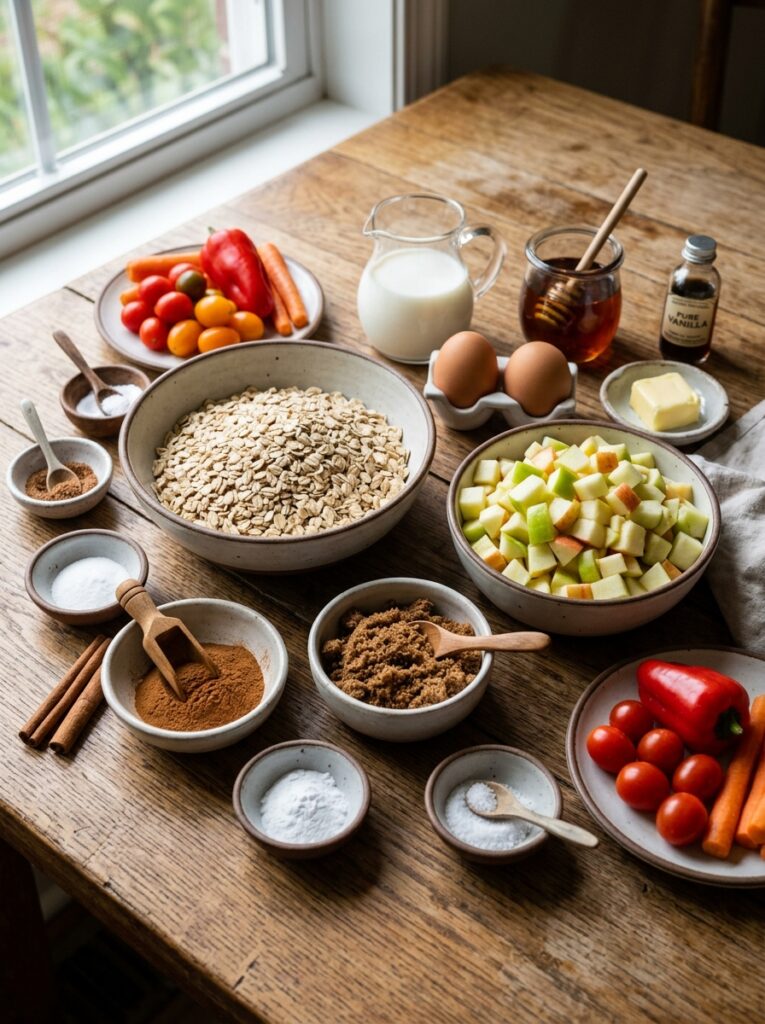 Ingredients for apple cinnamon o… 202606071846