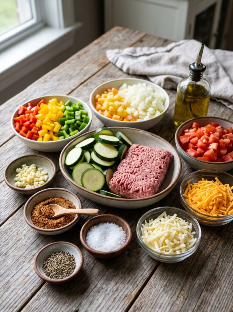 Easy keto taco casserole zucchini: The Ultimate Low-Carb Comfort Food 13 Ingredients for keto taco casserole 202606081752