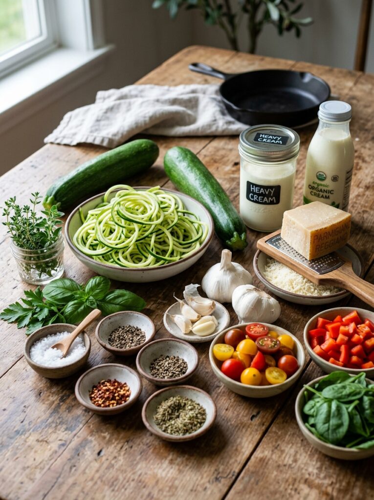 Keto Alfredo Sauce with Zoodles: A Creamy Low-Carb Delight 13 Keto Alfredo sauce ingredients a… 202606081818