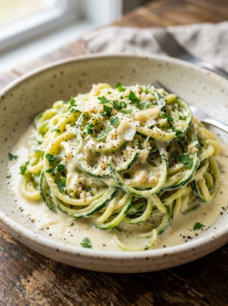 Keto Alfredo Sauce with Zoodles: A Creamy Low-Carb Delight 12 Keto Alfredo sauce with zoodles 202606081818