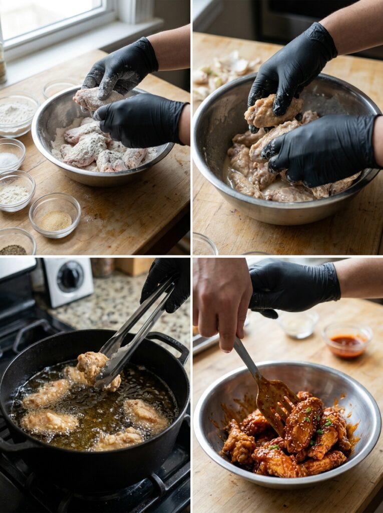Korean fried chicken wings sweet spicy 14 Korean fried chicken sweet spicy 202606111722